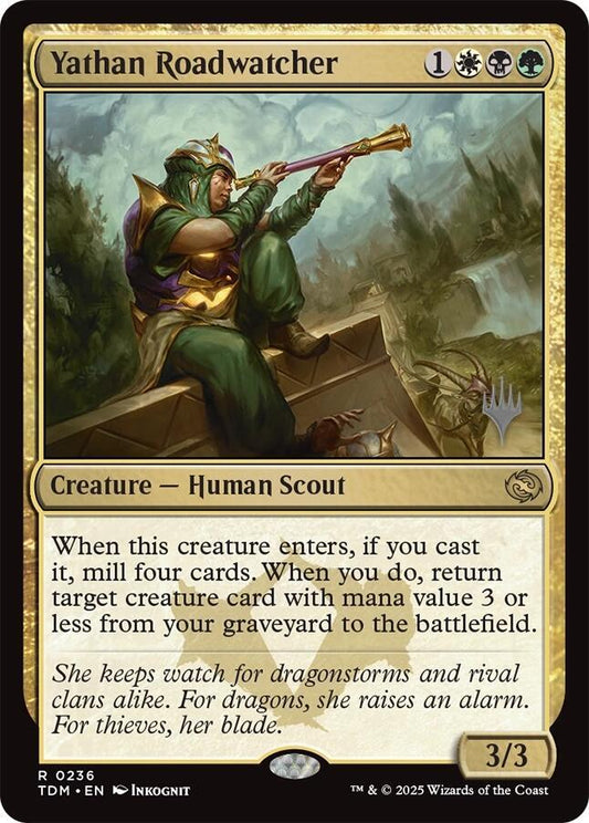 Yathan Roadwatcher [Promo Pack: Tarkir: Dragonstorm] 236