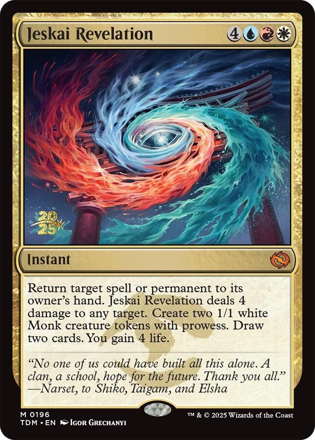 Jeskai Revelation [Prerelease Cards] 196