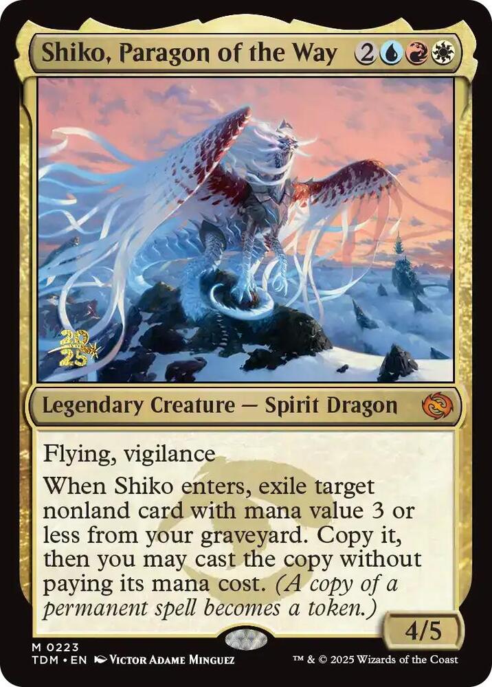 Shiko, Paragon of the Way [Prerelease Cards] 223