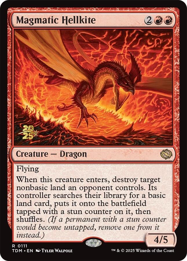 Magmatic Hellkite [Prerelease Cards] 111