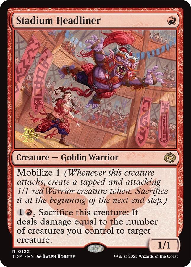 Stadium Headliner [Prerelease Cards] 122