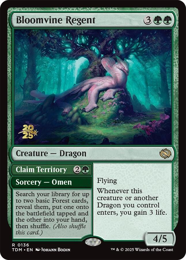 Bloomvine Regent [Prerelease Cards] 136