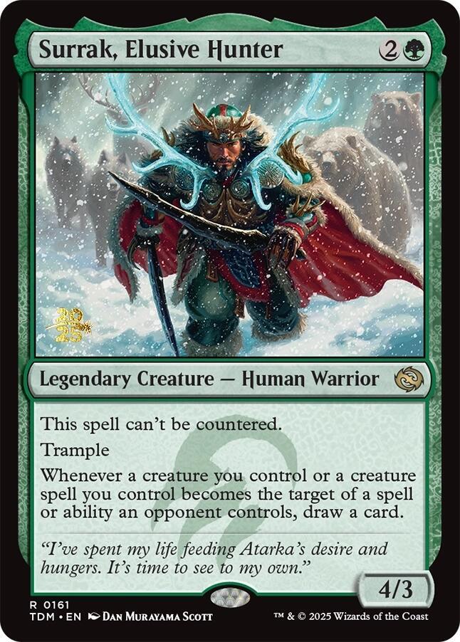 Surrak, Elusive Hunter [Prerelease Cards] 161