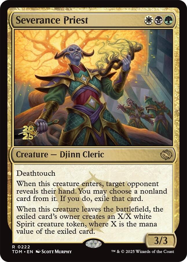 Severance Priest [Prerelease Cards] 222
