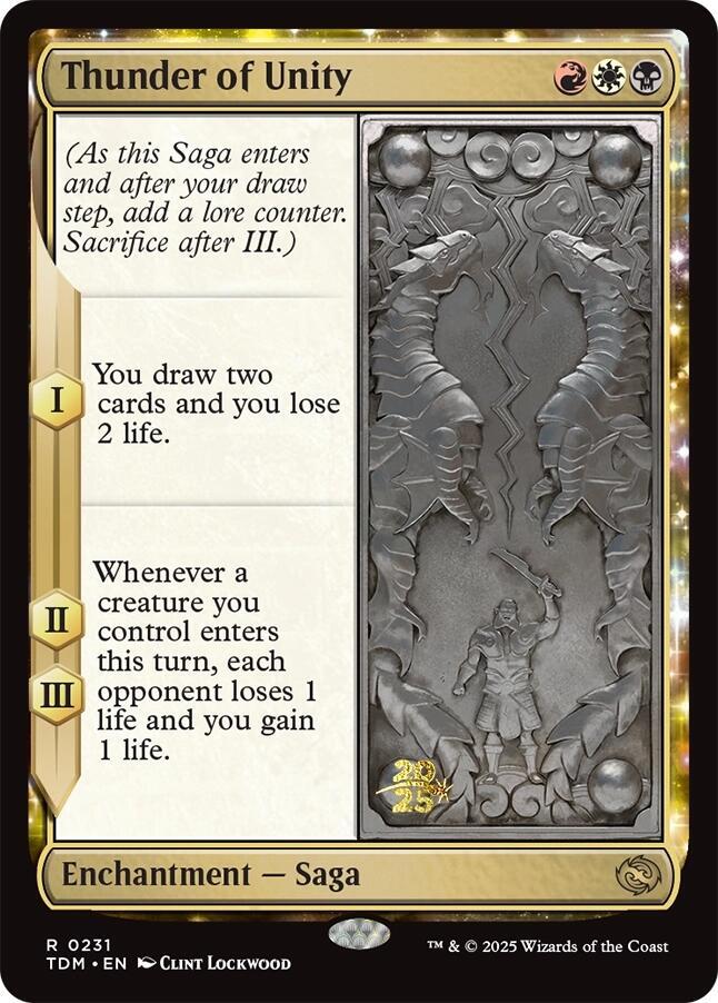 Thunder of Unity [Prerelease Cards] 231