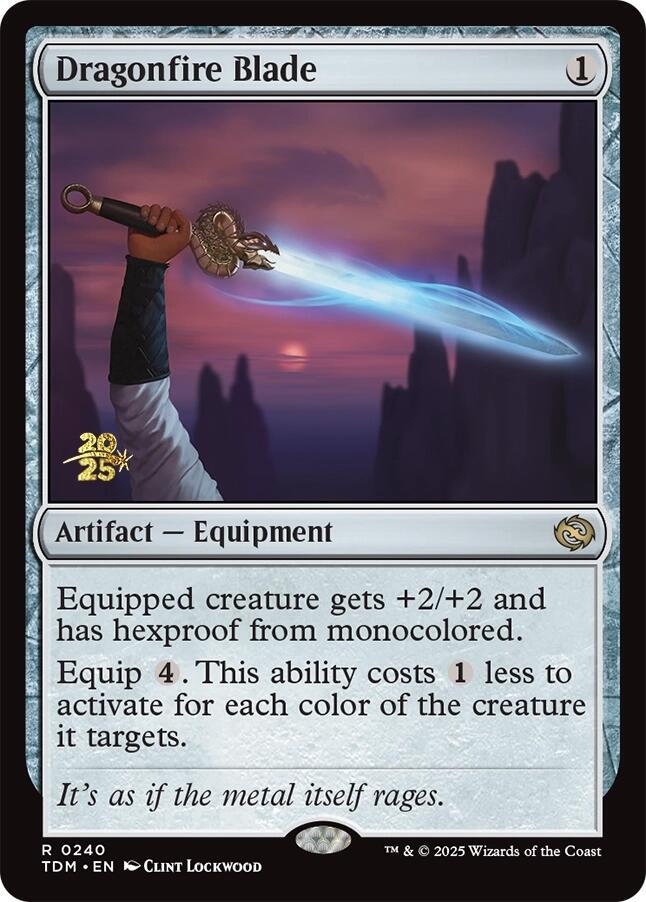 Dragonfire Blade [Prerelease Cards] 240