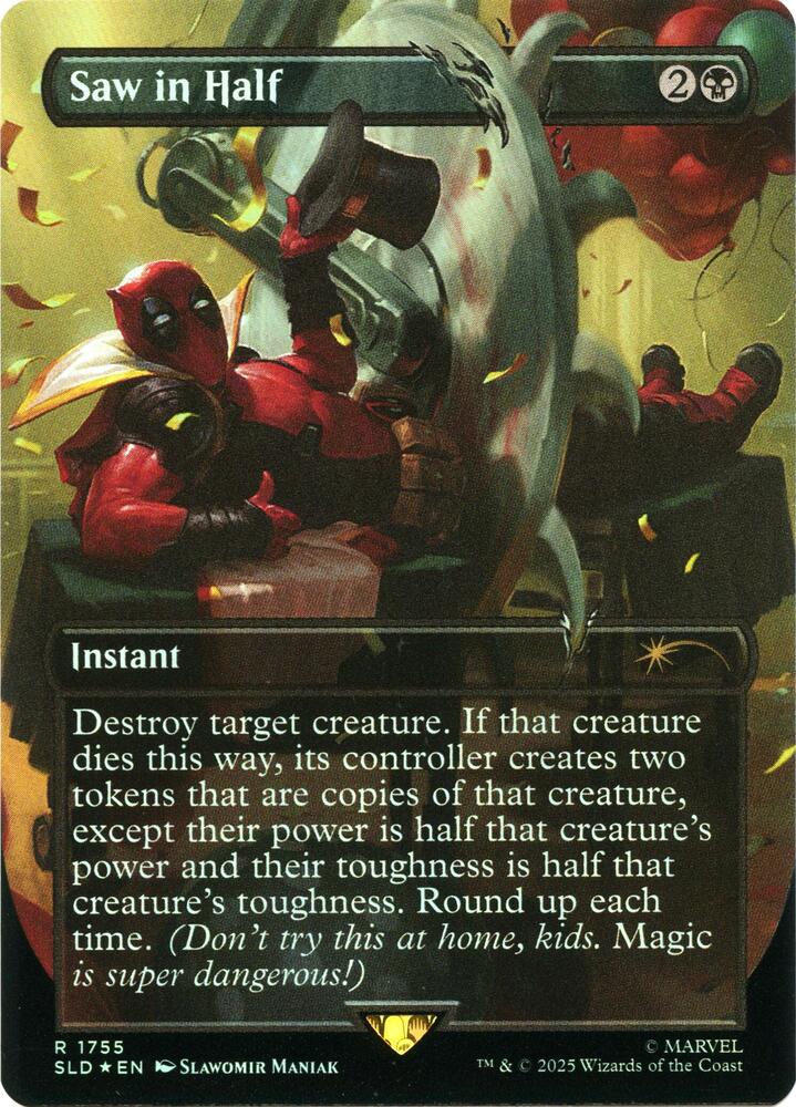 Saw in Half (Rainbow Foil) [Secret Lair Drop Series] 1755