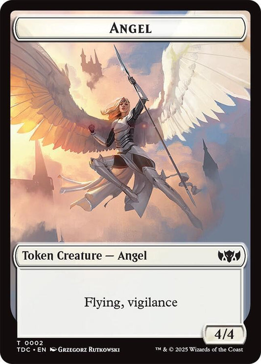 Angel // Spirit Double-Sided Token [Commander: Tarkir: Dragonstorm] 2 // 6