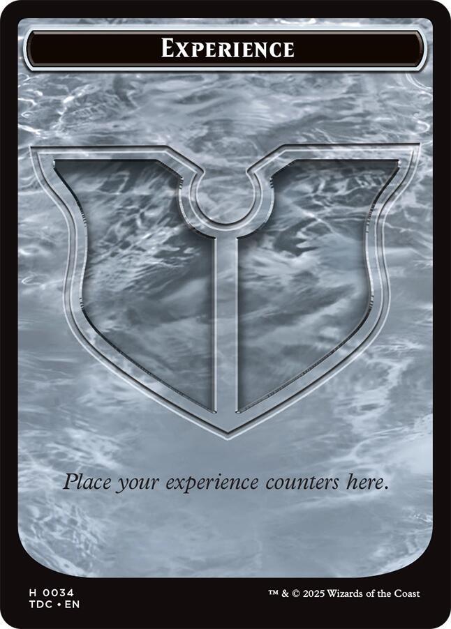 Experience // Treasure Double-Sided Token [Commander: Tarkir: Dragonstorm] 34 // 16