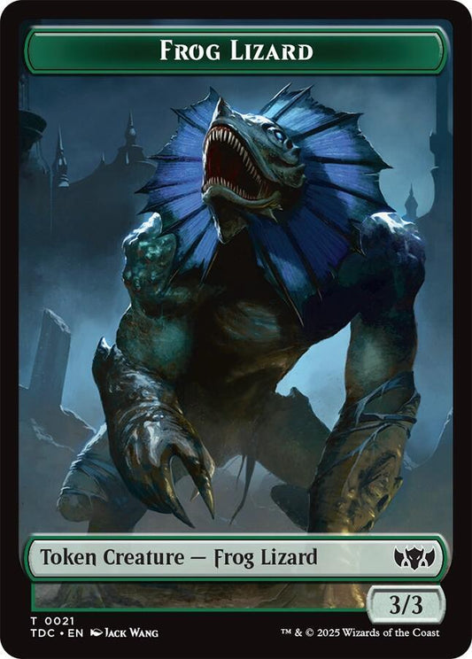 Frog Lizard // Dragon (0014) Double-Sided Token [Commander: Tarkir: Dragonstorm] 21 // 14