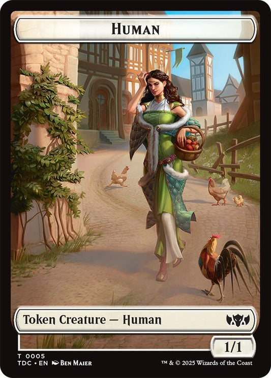 Human // Rat Double-Sided Token [Commander: Tarkir: Dragonstorm] 5 // 9