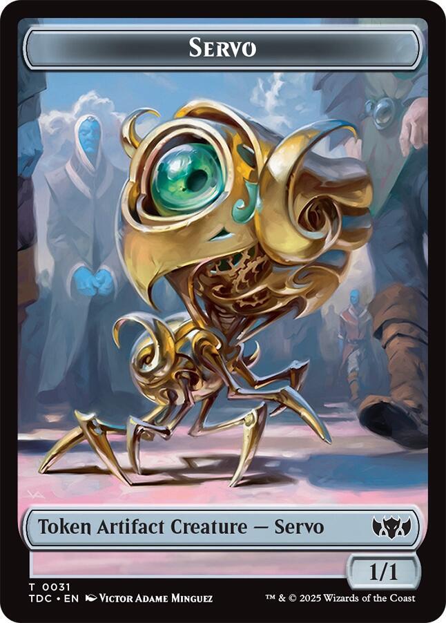 Servo // Warrior Double-Sided Token [Commander: Tarkir: Dragonstorm] 31 // 13