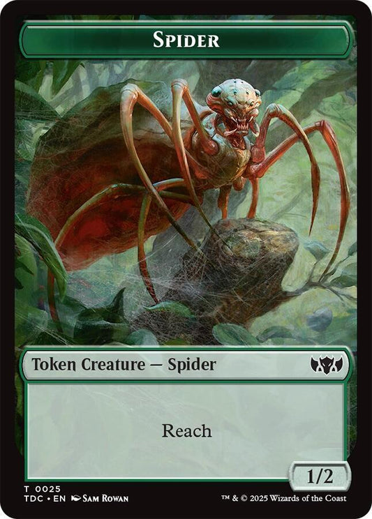 Spider // Bird Double-Sided Token [Commander: Tarkir: Dragonstorm] 25 // 2