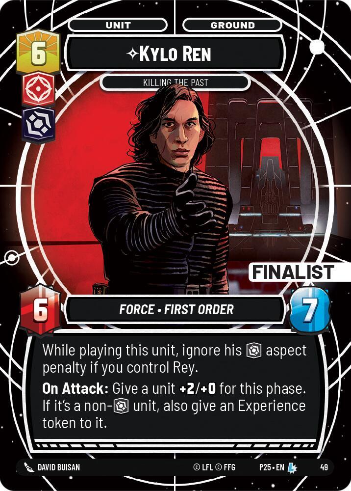 Kylo Ren - Killing the Past (Finalist) [Organized Play Promos] 49