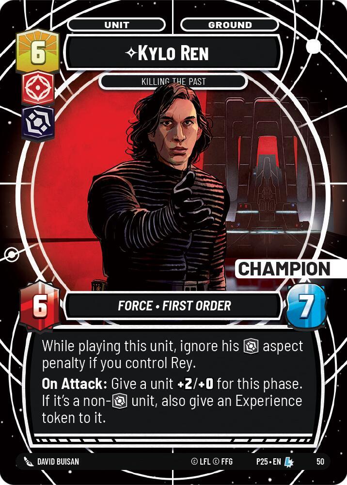 Kylo Ren - Killing the Past (Champion) [Organized Play Promos] 50