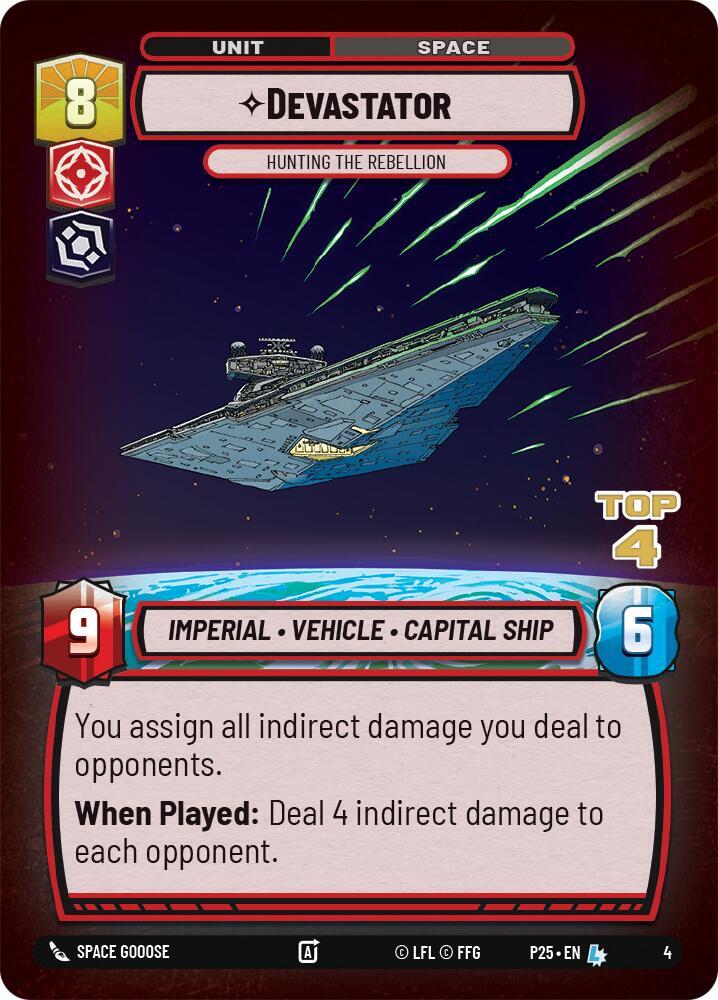 Devastator - Hunting the Rebellion (Top 4) [Organized Play Promos] 4