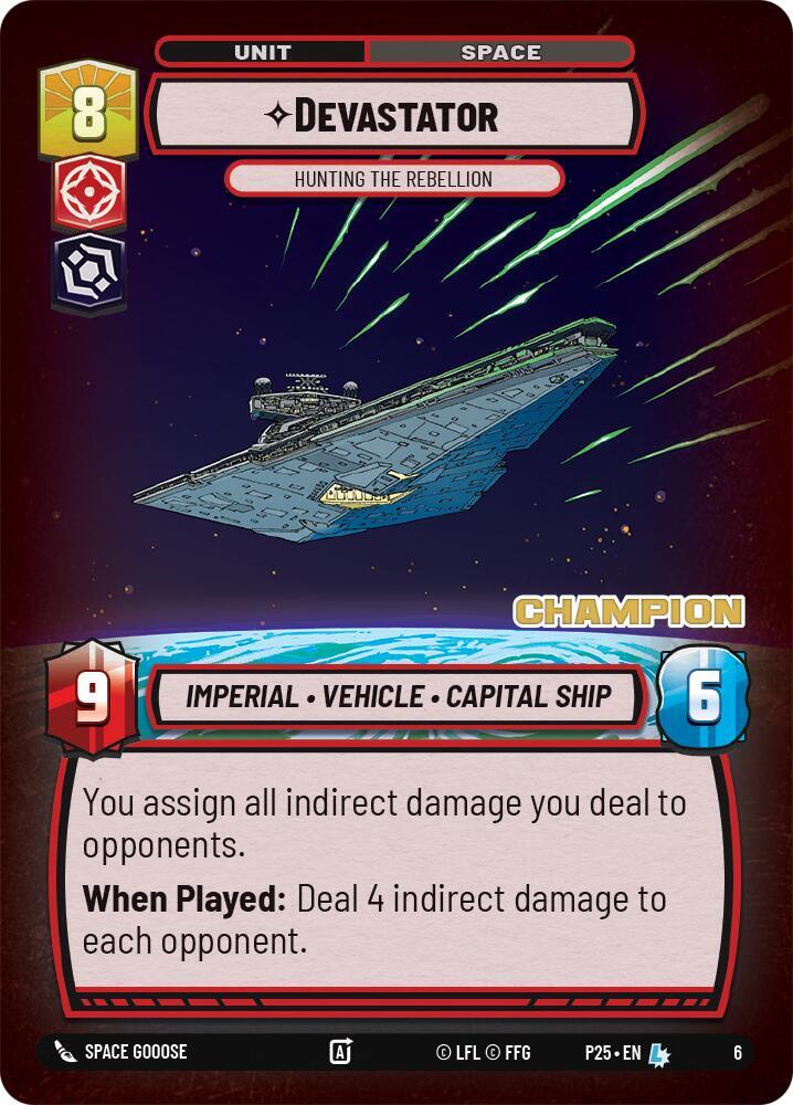 Devastator - Hunting the Rebellion (Champion) [Organized Play Promos] 6