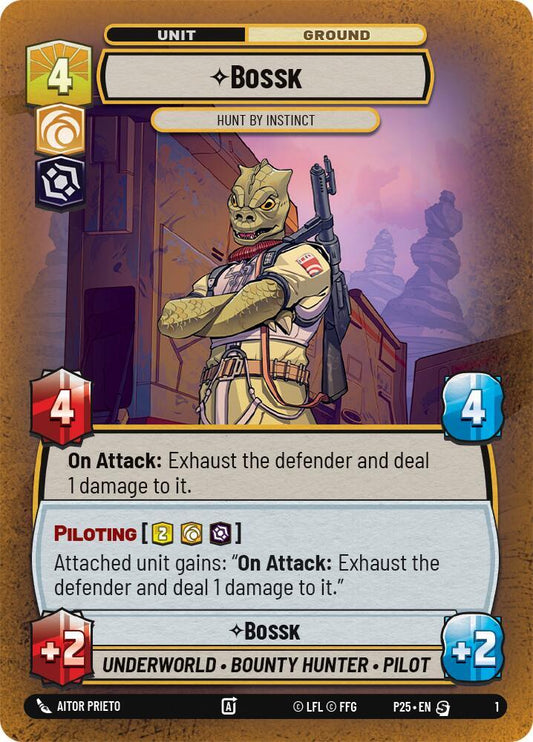 Bossk - Hunt By Instinct [Organized Play Promos] 1