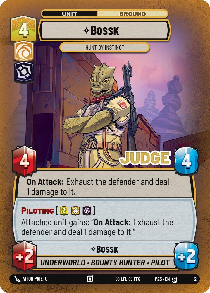Bossk - Hunt By Instinct [Judge Promos] 2