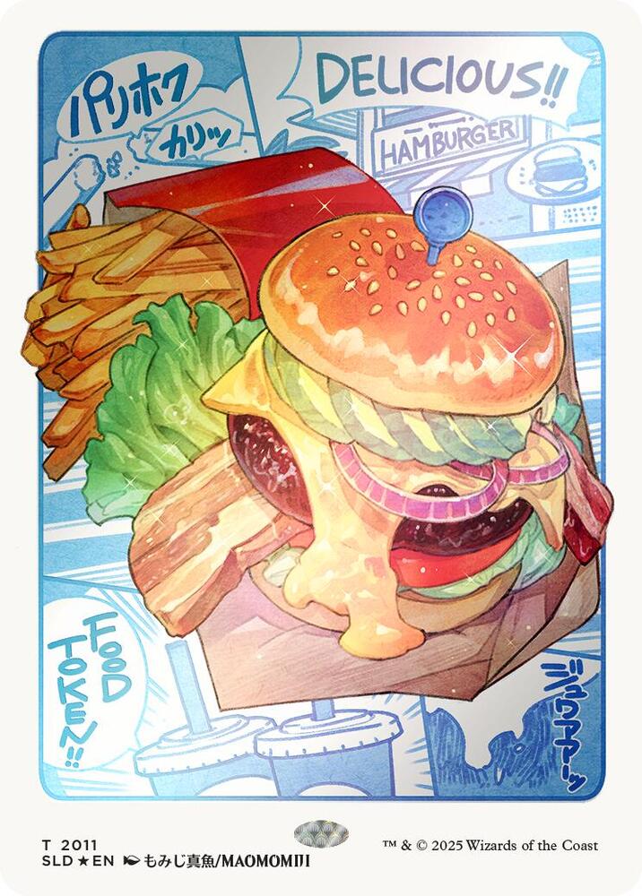 Food Token (2011) (Rainbow Foil) [Secret Lair Drop Series] 2011