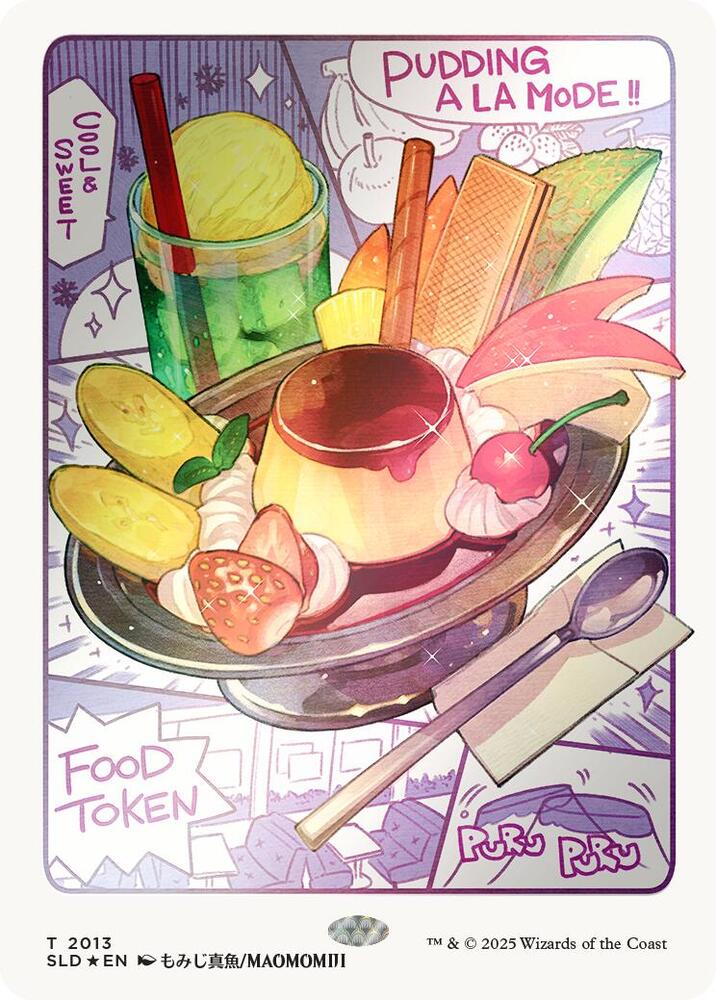 Food Token (2013) (Rainbow Foil) [Secret Lair Drop Series] 2013