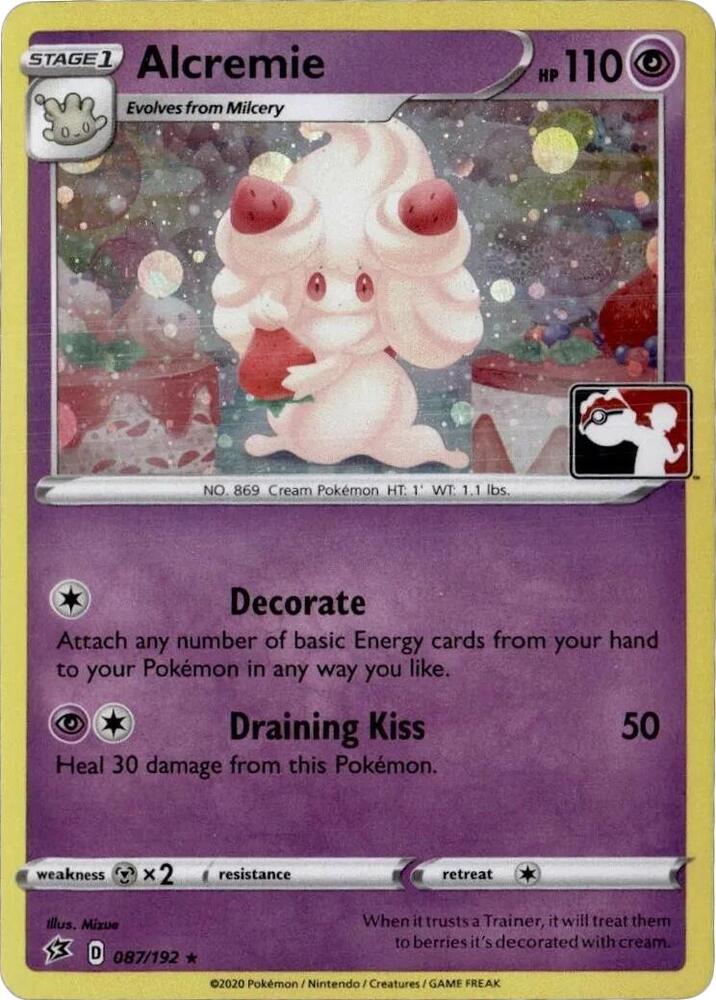 Alcremie - 087/192 (League Promo) [League & Championship Cards] 087/192