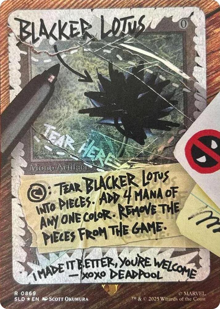 Blacker Lotus (Rainbow Foil) [Secret Lair Drop Series] 869
