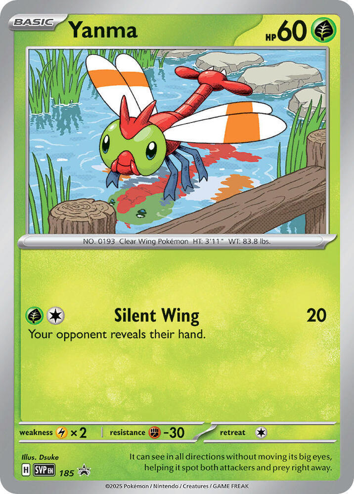 Yanma - 185 [SV: Scarlet & Violet Promo Cards] 185