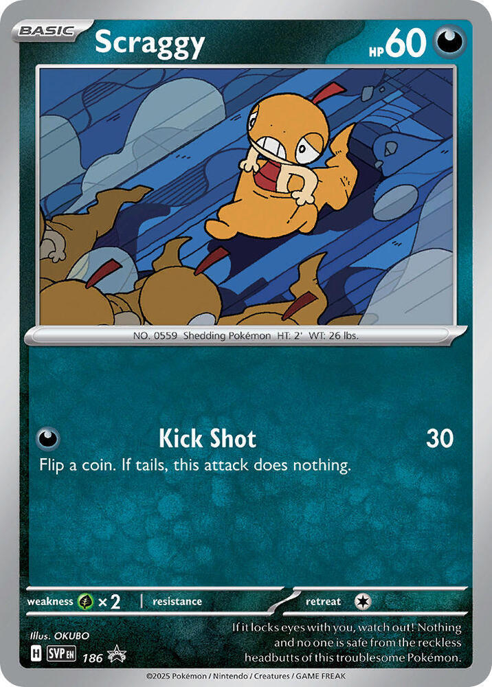 Scraggy - 186 [SV: Scarlet & Violet Promo Cards] 186