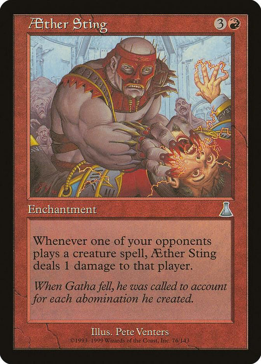 Aether Sting [Urza's Destiny] 76