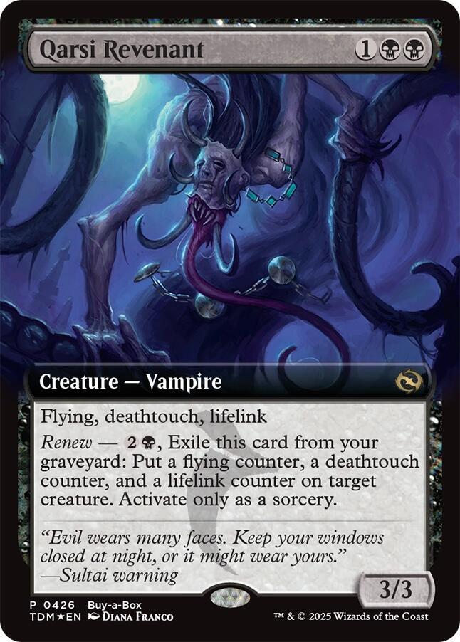 Qarsi Revenant (Extended Art) [Buy-A-Box Promos] 426