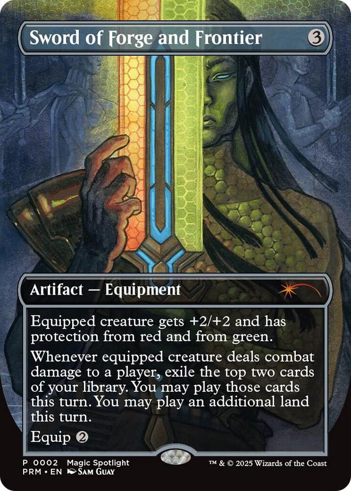Sword of Forge and Frontier (Borderless) [Unique and Miscellaneous Promos] 2
