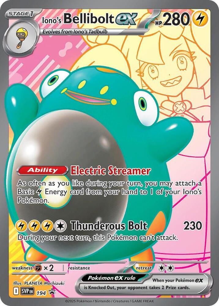 Iono's Bellibolt ex - 194 [SV: Scarlet & Violet Promo Cards] 194