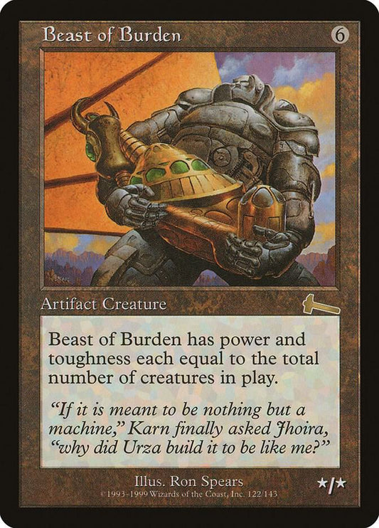 Beast of Burden [Urza's Legacy] 122