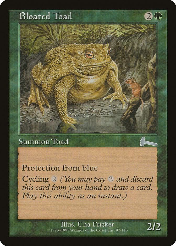 Bloated Toad [Urza's Legacy] 97