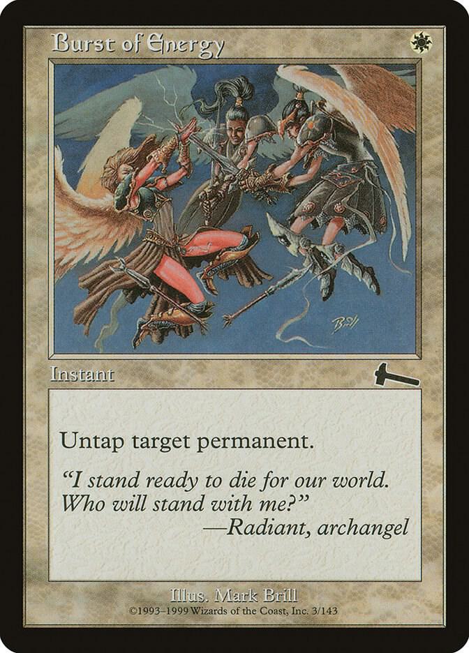 Burst of Energy [Urza's Legacy] 3