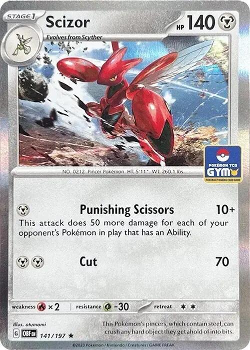 Scizor - 141/197 (Pokemon Gym Promo) [Miscellaneous Cards & Products] 141/197