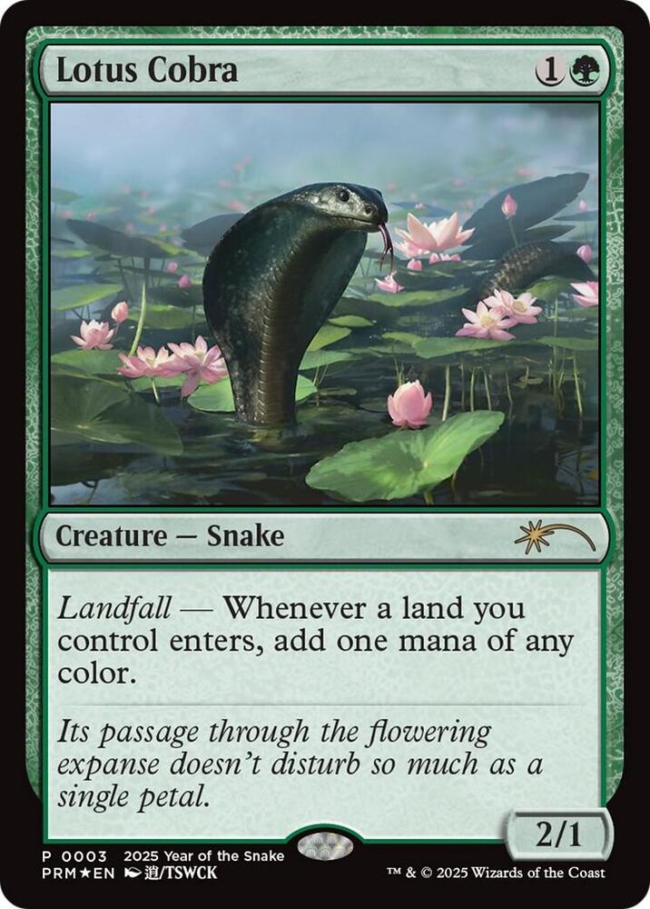 Lotus Cobra (Year of the Snake 2025) [Standard Showdown Promos] 3