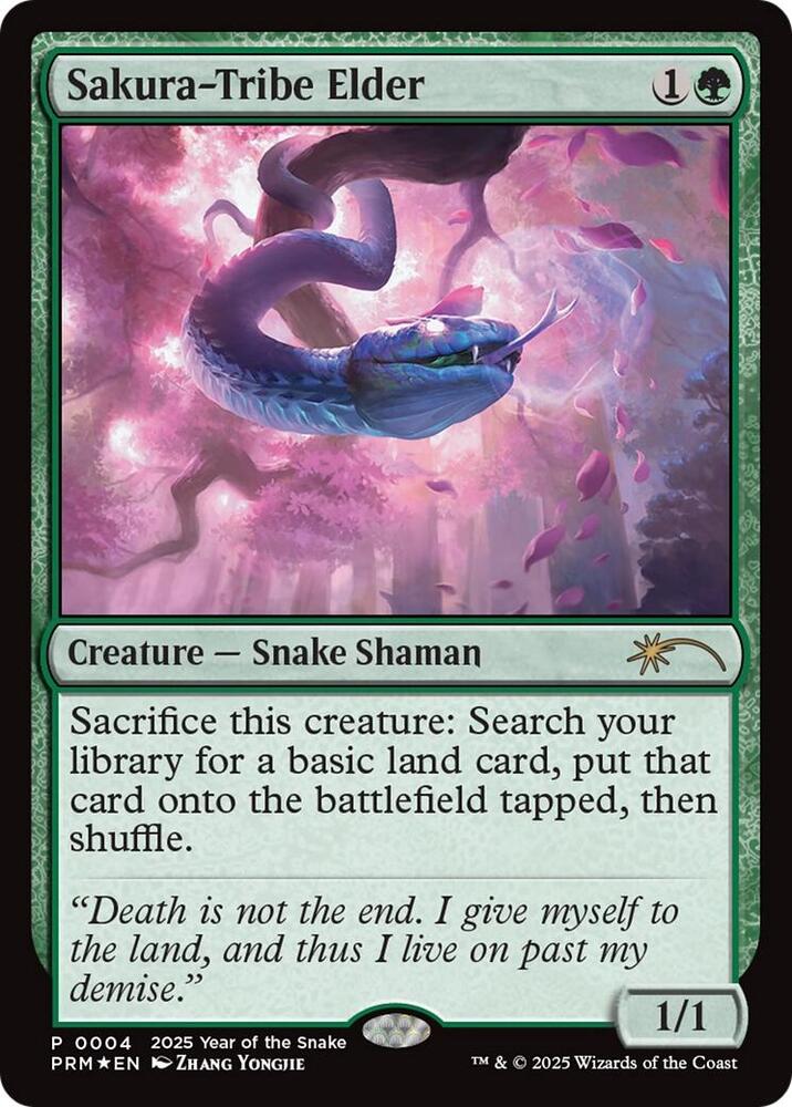 Sakura-Tribe Elder (Year of the Snake 2025) [Standard Showdown Promos] 4