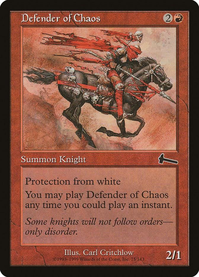 Defender of Chaos [Urza's Legacy] 75