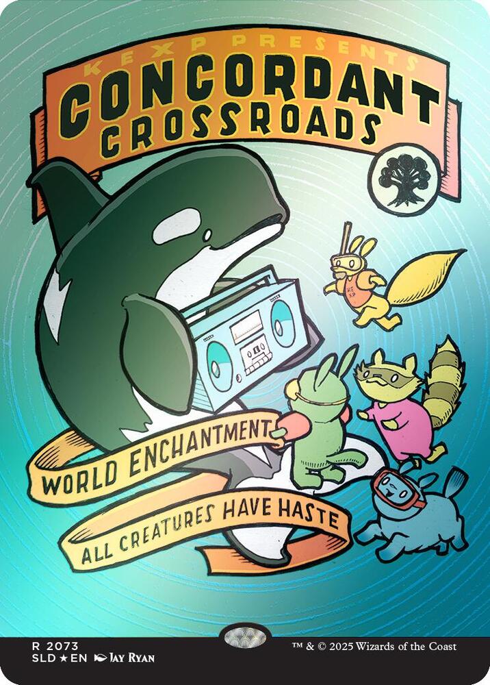 Concordant Crossroads (2073) (Rainbow Foil) [Secret Lair Drop Series] 2073