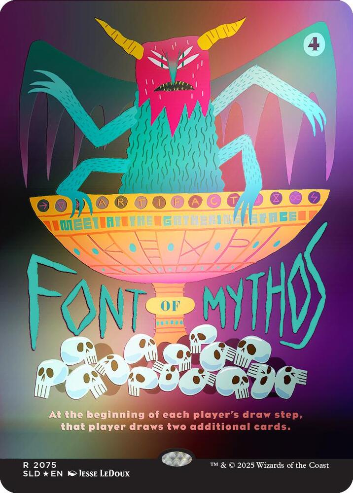 Font of Mythos (Rainbow Foil) [Secret Lair Drop Series] 2075