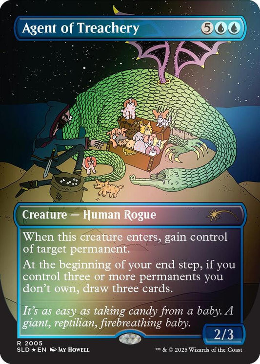 Agent of Treachery (Rainbow Foil) [Secret Lair Drop Series] 2005