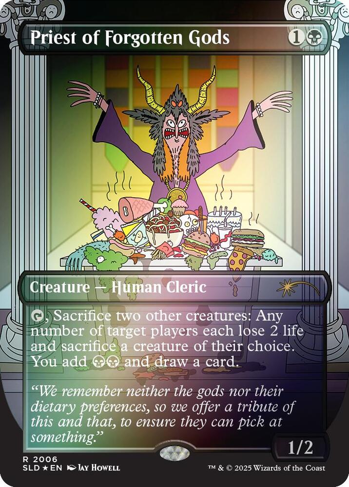 Priest of Forgotten Gods (Rainbow Foil) [Secret Lair Drop Series] 2006