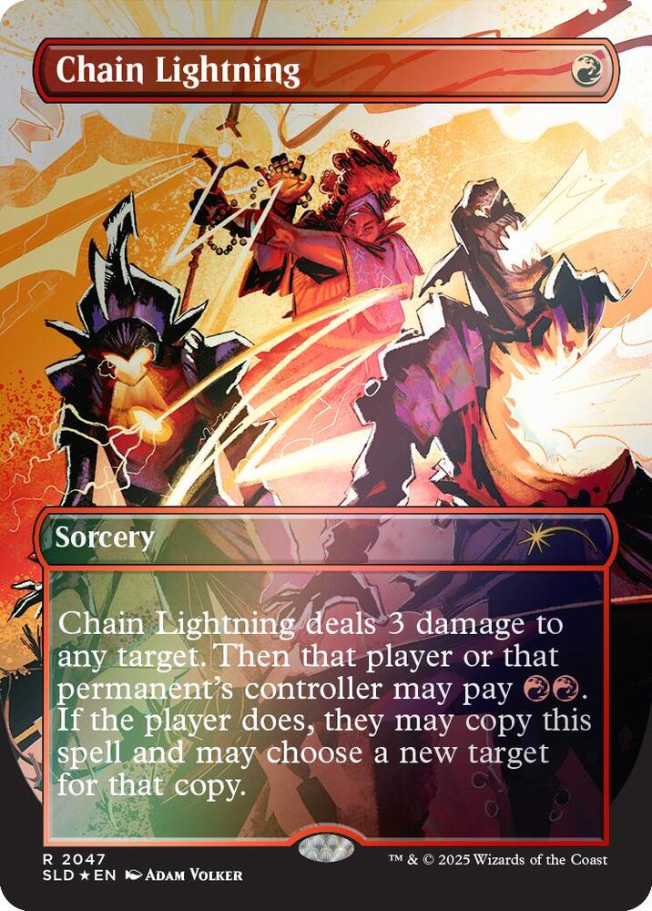 Chain Lightning (2047) (Rainbow Foil) [Secret Lair Drop Series] 2047