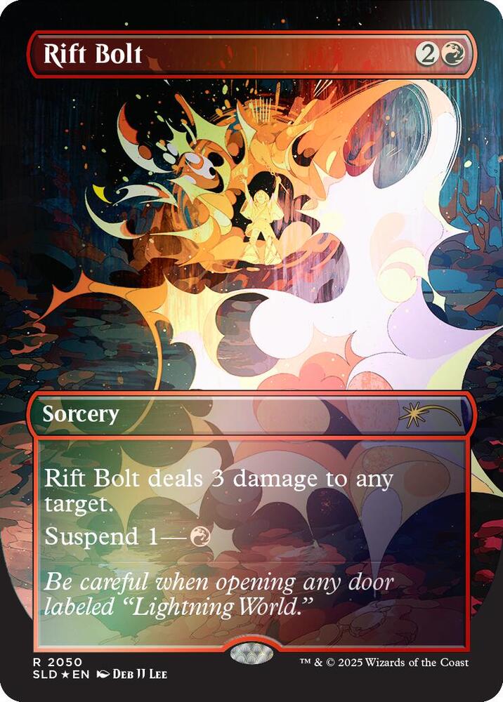 Rift Bolt (2050) (Rainbow Foil) [Secret Lair Drop Series] 2050