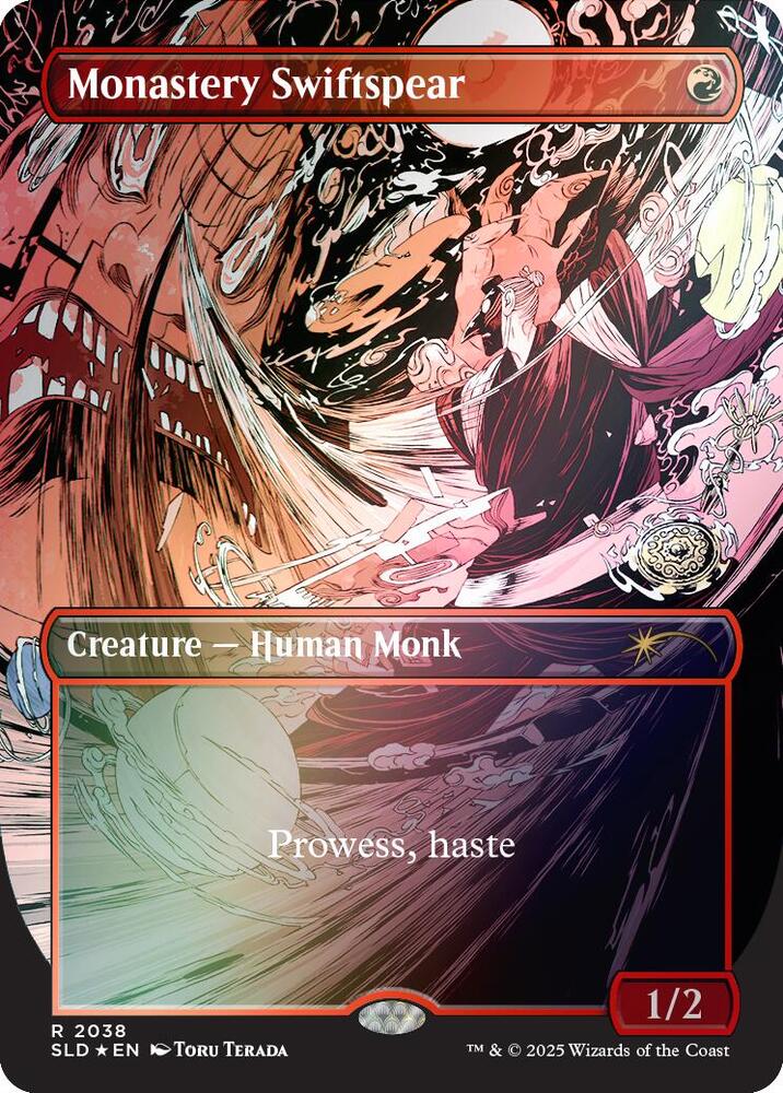 Monastery Swiftspear (2038) (Rainbow Foil) [Secret Lair Drop Series] 2038