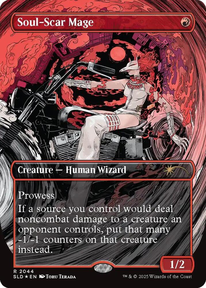 Soul-Scar Mage (2044) (Raised Foil) [Secret Lair Drop Series] 2044