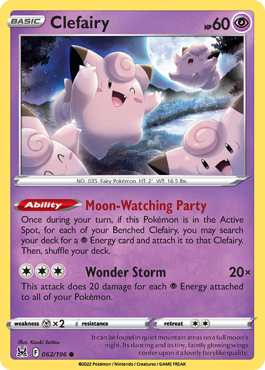 Clefairy - 62/196 Lost Origin