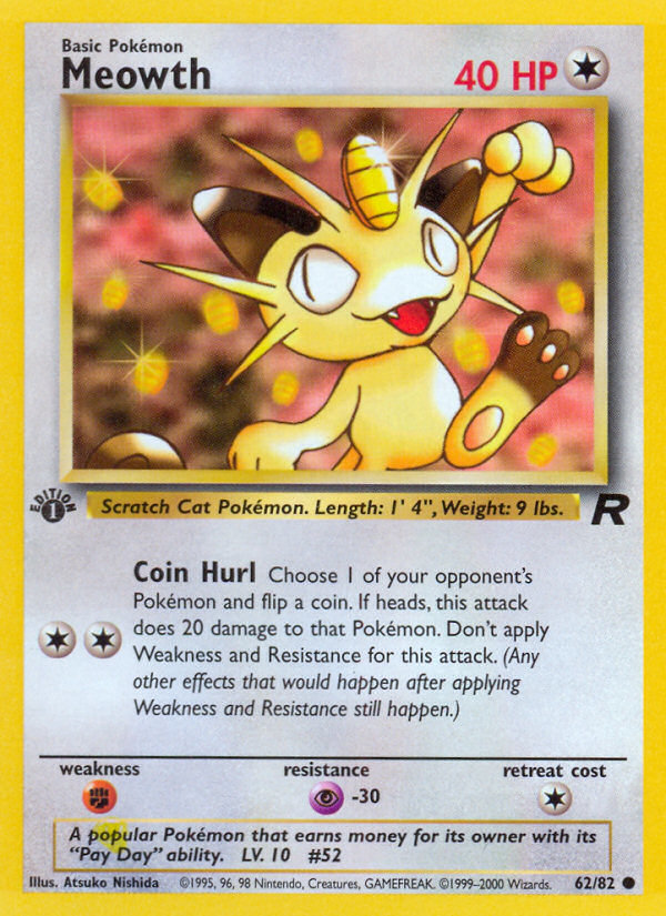 Meowth - 62/82 Team Rocket